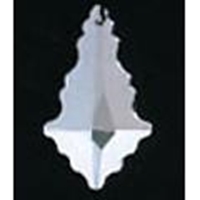 Picture of P8D  60mm x 40mm Crystal Leaf 