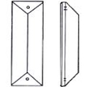 Picture of P23A  50 x 15mm bar with 2 mounting holes