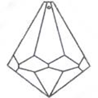 Picture of P7C  28mm x 32mm Diamond Pendants 