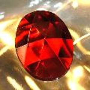 Picture of J42  40mm x 30mm Red oval OUT OF STOCK