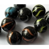 Picture of M155 16MM Black with various colored swirls.