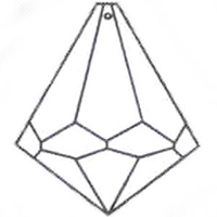Picture of P7B  26mm x 30mm Diamond Pendants