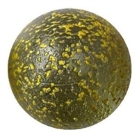 Picture of M267  2-in. Transparent Clear Rolled In Yellow Crushed Shiny Glass Marbles