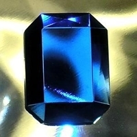 Picture of J33  25mm x 18mm Blue octagon OUT OF STOCK