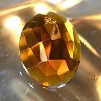 Picture of J45  30mm x 22mm Amber oval 