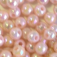 Picture of BD5RR4A  5mm RAINBOW LIGHT PINK round plastic beads