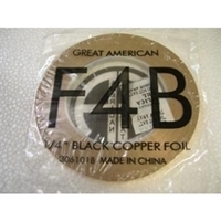 Picture of FF4B  1/4" x 100' Black Backed Copper Foil 1.25 mil