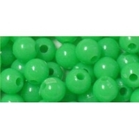Picture of BD6R9  6mm LIME GREEN opaque matte round plastic beads