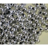 Picture of BD6RM11  6mm METALLIC SILVER round plastic beads