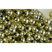 Picture of BD6RM3A  6mm METALLIC LIGHT GOLD round plastic beads