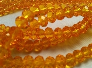 Picture of BD605 Crystal 6MM Bead - ORANGE