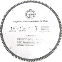 TC412 Circular Saw Blade Carbide 14" 80T for WOOD for table saw, chopsaw, miter saw-full view