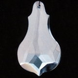 Faceted Drop Glass Crystal