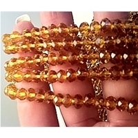 Picture of BD806  Crystal 8MM Bead - AMBER
