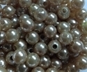 Picture of BD8R13A  8mm LIGHT BROWN round plastic beads