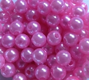 Picture of BD8R4  8mm PINK round plastic beads