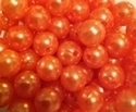 Picture of BD10R8 10mm orange opaque round plastic beads