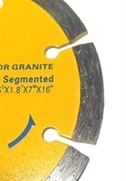 Picture of DB3776  4IN Segmented saw blade for Granite 5/8 arbor