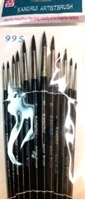 Picture of ART995  Squirrel Hair Paint Brush 12pc set Round Style 