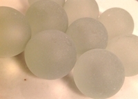 Picture of M225 25MM clear frosted glass marbles