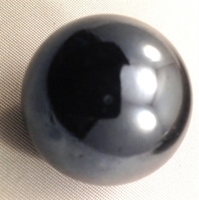 Picture of M235 25MM Black porcelain shiny marbles 