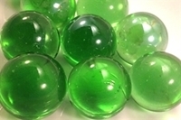 Picture of M10 16MM Green Shiny Marbles