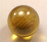 Picture of M51 16MM Amber cathedral shiny glass marbles 