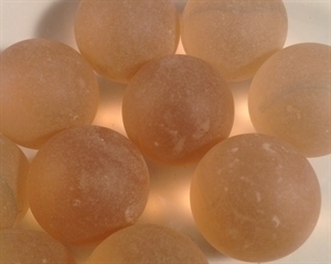 Picture of M256 25MM champaign frosted glass marbles