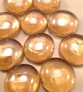 Picture of N17 14MM Peach Shiny glass gems