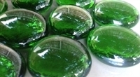 Picture of N65 30MM Green Shiny Glass Gems OUT OF STOCK