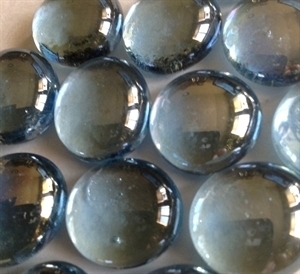 Picture of N12 14MM Light Blue Cathedral Shiny Glass Gems OUT OF STOCK