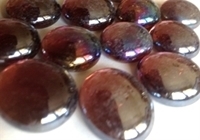 Picture of N13  14MM Grape Cathedral Shiny Glass Gems
