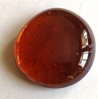 Picture of N62 30MM Amber Shiny Glass Gems