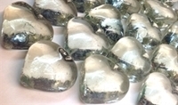 Picture of M76  Clear glass gems heart shaped 16MM thick OUT OF STOCK
