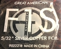 Picture of FF1S  5/32" x 100' Silver Copper Foil 1.25 mil
