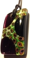 Picture of GP15 Hand Made Murano Fused Glass Jewerly-Rectangle 