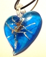 Picture of GP32 Hand Made Murano Fused Glass Jewerly-Heart