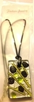 Picture of GP42 Hand Made Murano Fused Glass Jewerly-Rectangle 