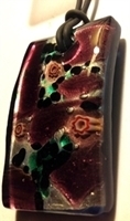 Picture of GP43 Hand Made Murano Fused Glass Jewerly-Rectangle 