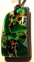 Picture of GP46 Hand Made Murano Fused Glass Jewerly-Rectangle 