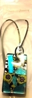 Picture of GP47 Hand Made Murano Fused Glass Jewerly-Rectangle 