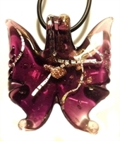 Picture of GP37 Hand Made Murano Fused Glass Jewerly-Butterfly