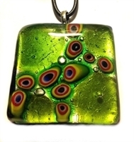 Picture of GP48 Hand Made Murano Fused Glass Jewerly-Square 