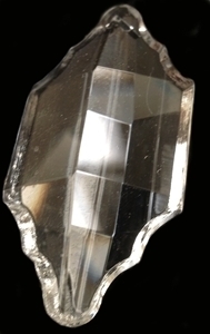 Picture of P32A  63x30mm Crystal Leaf