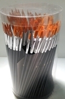 Picture of ART253  pony hair paint brush 144pcs round style and flat style