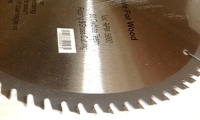 Circular Saw Blade Carbide 12" 80T for WOOD, Suitable for a circular saw, table saw, chopsaw, miter saw, skilsaw, concrete and masonry saw-side view
