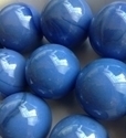 Picture of M262 25MM Opal Blue Shiny Glass Marbles
