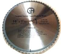 Picture of TCP13  16-in. - 60 Tooth - Tungsten Carbide Tipped WOOD Saw Blade, Heavy Duty, Professional Quality