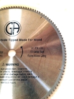 TCP11 Circular Saw Blade Carbide 14" 100T for WOOD Suitable for table, chop & miter.saw-half view