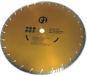 Picture of DB3774B  16IN Turbo segmented saw blade for CONCRETE 1" Arbor